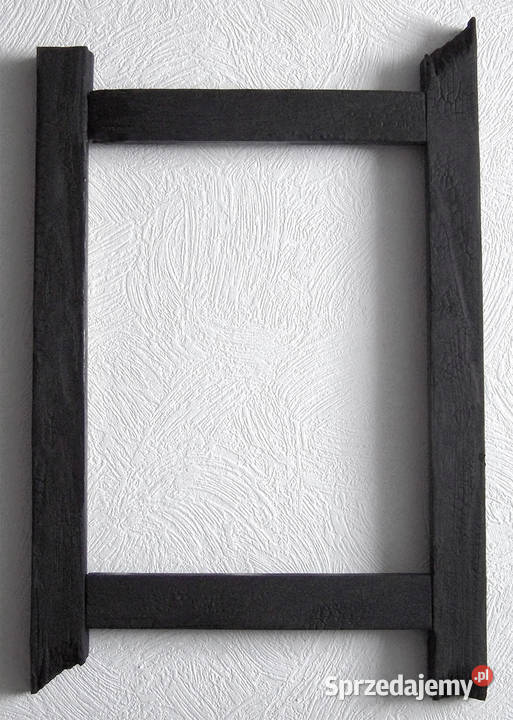 Oryginalna opalona rama zabez w żywicy