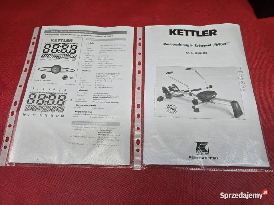 Piękny Mocny Wioślarz KETTLER Favorit z