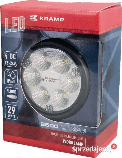 Lampa robocza LED okrągła 29W 2500 lm 1030V Kamionna