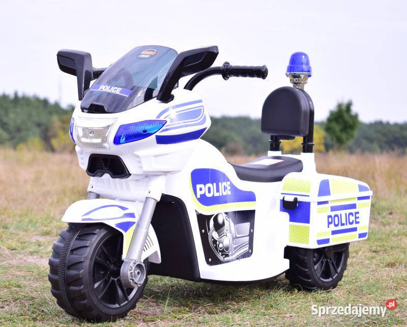 Autko motor MOTOREK POLICYJNY na akumulator Pojazdy elektryczne i spalinowe Myszków