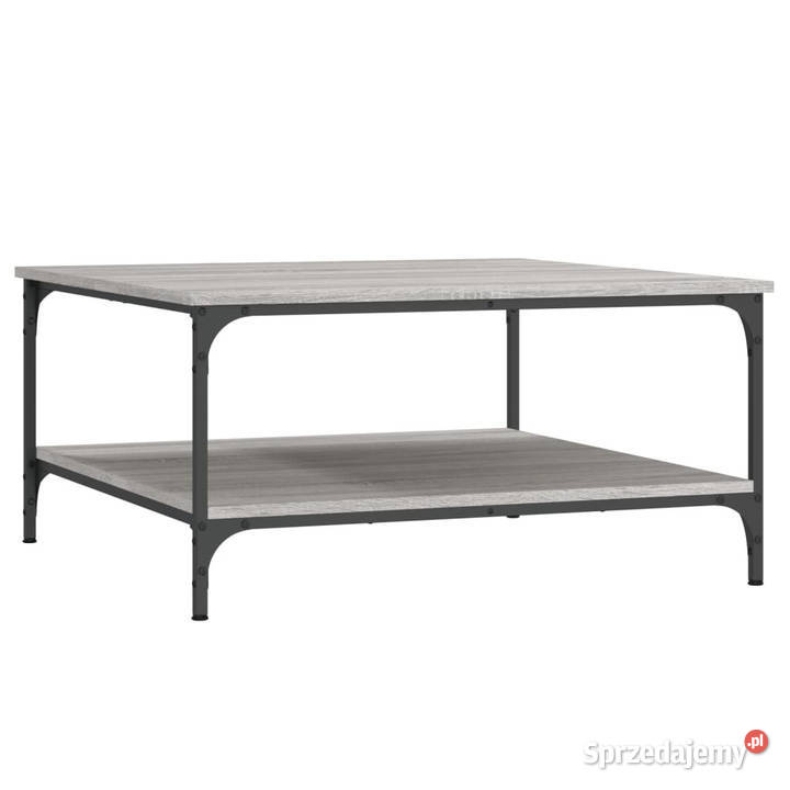 Stolik kawowy szary dąb sonoma 80x80x40 Warszawa