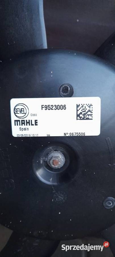 Wentylator chłodnicy Fiat Ducato Jumper Movano dostawcze