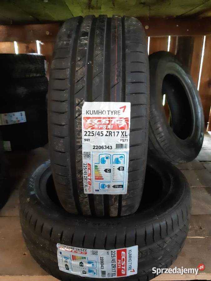 Opony Kumho Tyre Ecsta 71 22545 ZR17 2 Samochodowe sprzedam