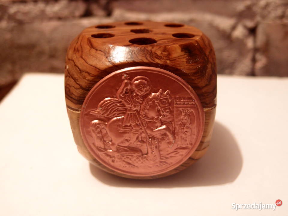 Pamiątka drewniana kostka Jarusalem Ziemia łódzkie Łódź sprzedam