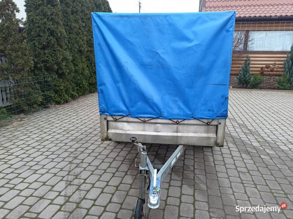 Przyczepa lekka STEMA DMC 700 plandeka dokumenty Kolno