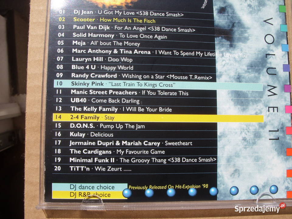Płyta CD składanka HIT E PLOSION VOL11 2 CD 1998 Wołów