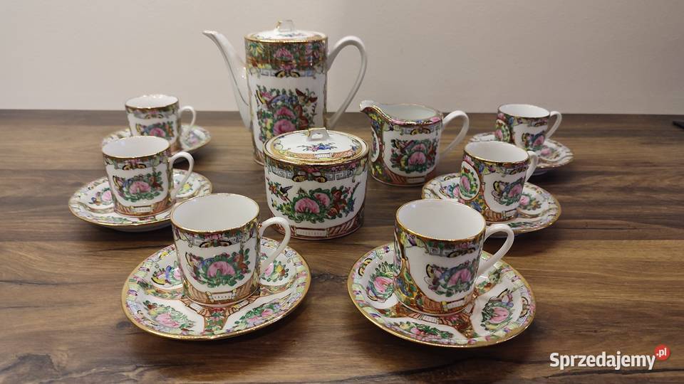 Serwis do kawy porcelana chińska Vintage kujawsko-pomorskie Bydgoszcz sprzedam