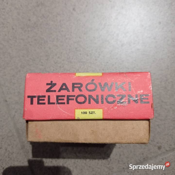 Żarówka telefoniczna 60V 30 mA T 68 Kamień Pomorski