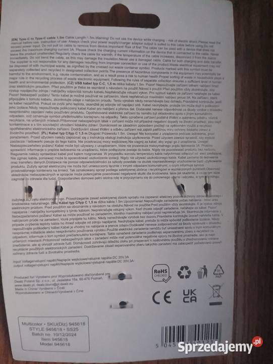 Kabelek 2 x typ C Bieruń sprzedam