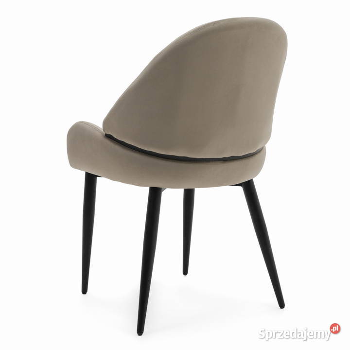 Krzesło Tapicerowane Bergamo Ciemnobeżowe Tarchały Małe