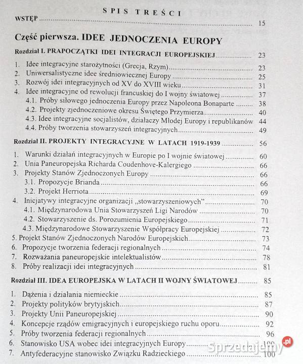 idei do integracji europejskiej Kazimierz Chełm sprzedam