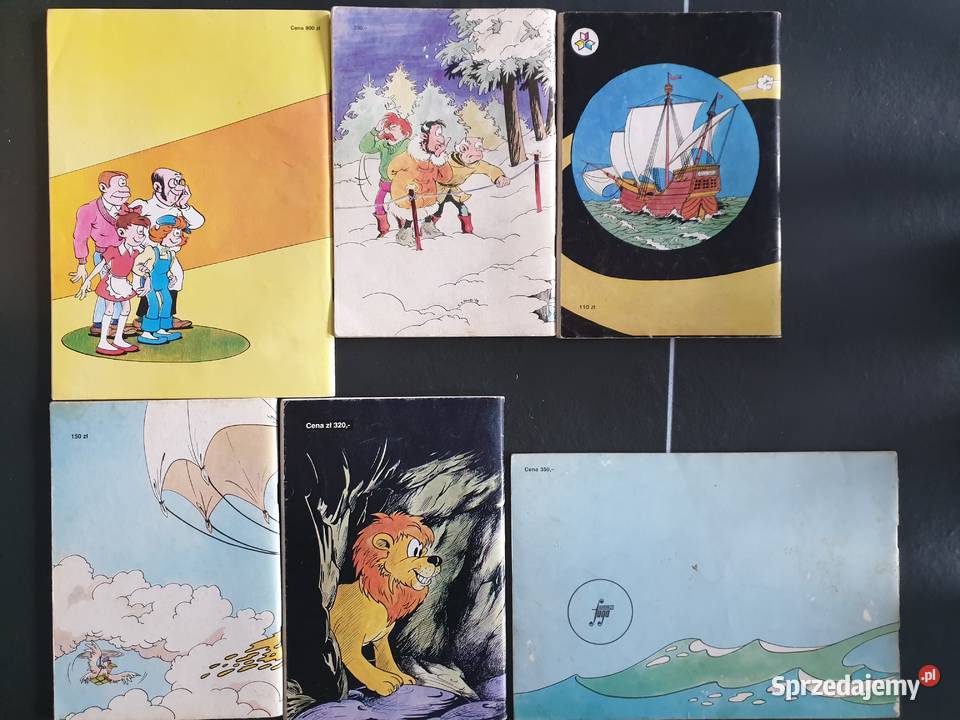 Szarlota Pawel zestaw 6ciu komiksów PRL Gdynia sprzedam