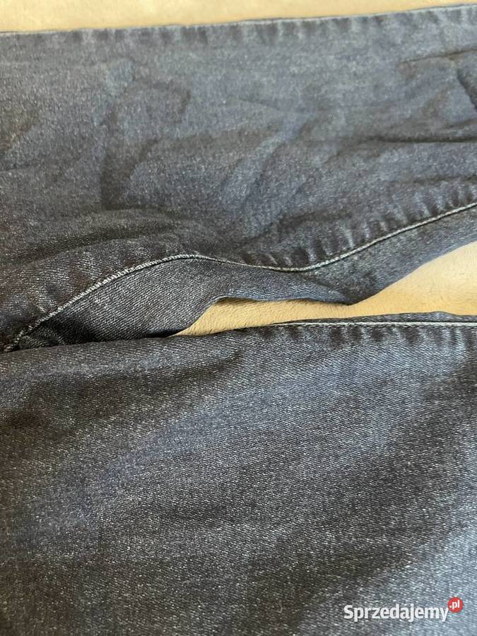 Spodnie jegginsy rurki skinny granatowe Spodnie