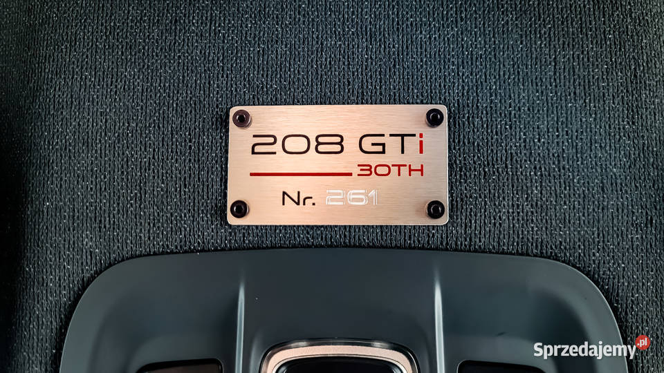 Peugeot 208 GTI 30th anniversary Wrocław sprzedam