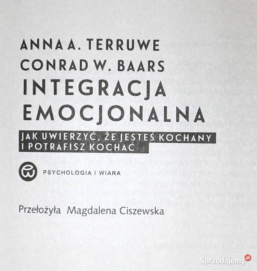 Integracja emocjonalna Anna Albertina Terruwe Chełm