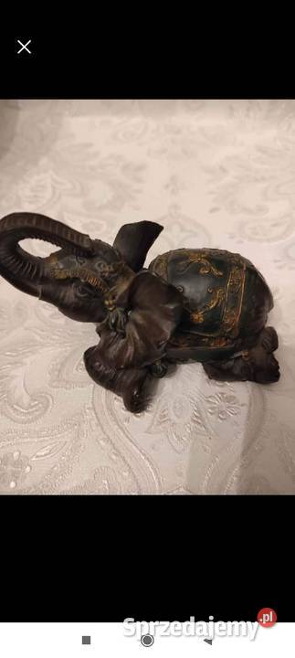 SŁOŃ SZKATUŁKA NA SZCZĘŚCIE Z POLYRESINU Pabianice