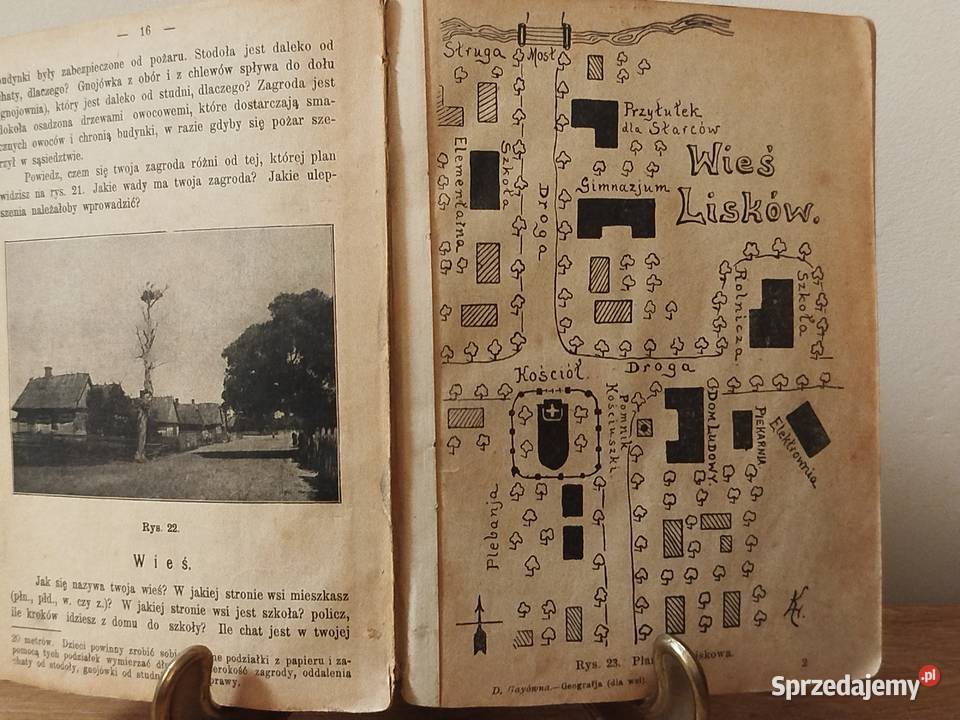 Książka Geografja szkół wiejskich D Gayówna 192