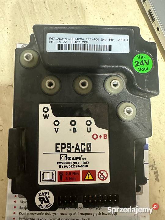 Sterownik ZAPI F07175DNA 8814294 24V 50A Antonie