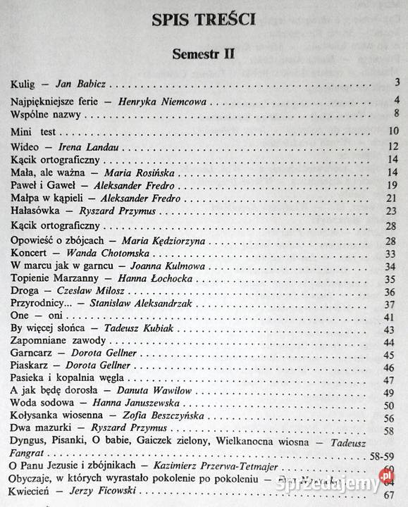 Język polski kl 3 Semestr 2 Hanna Małkowska Chełm