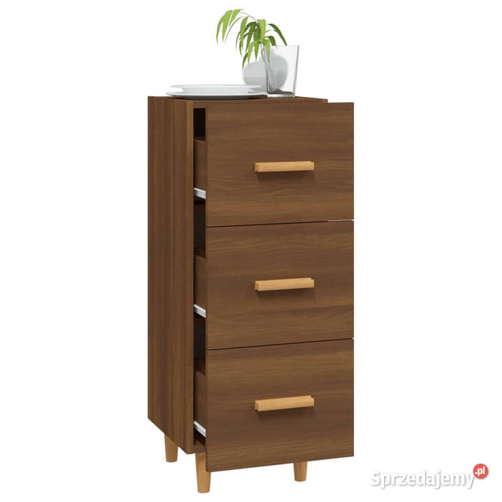 Szafka brązowy dąb 345x34x90 materiał Warszawa