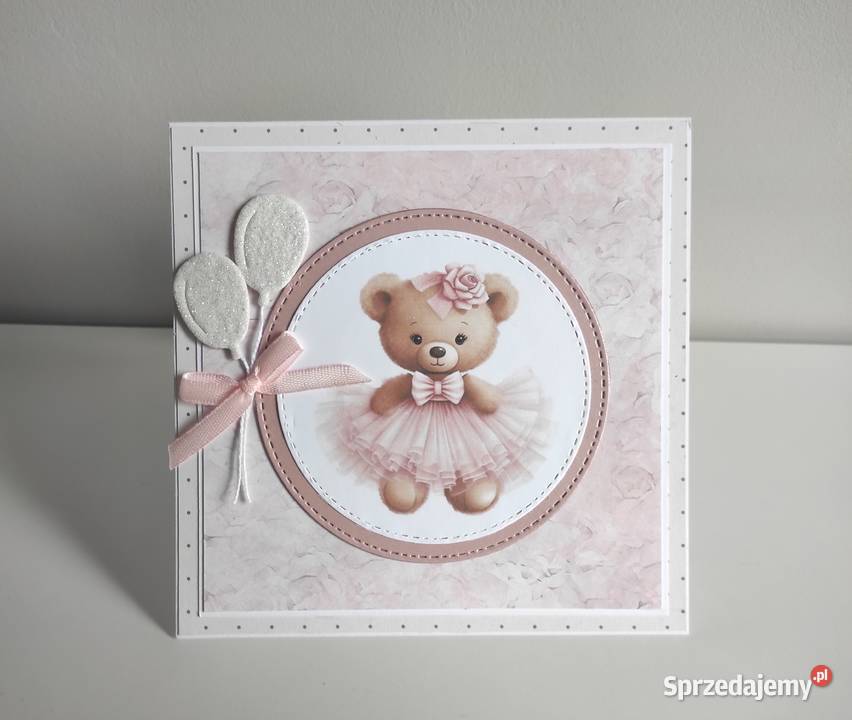 Kartka ręcznie robiona na Narodziny urodziny z