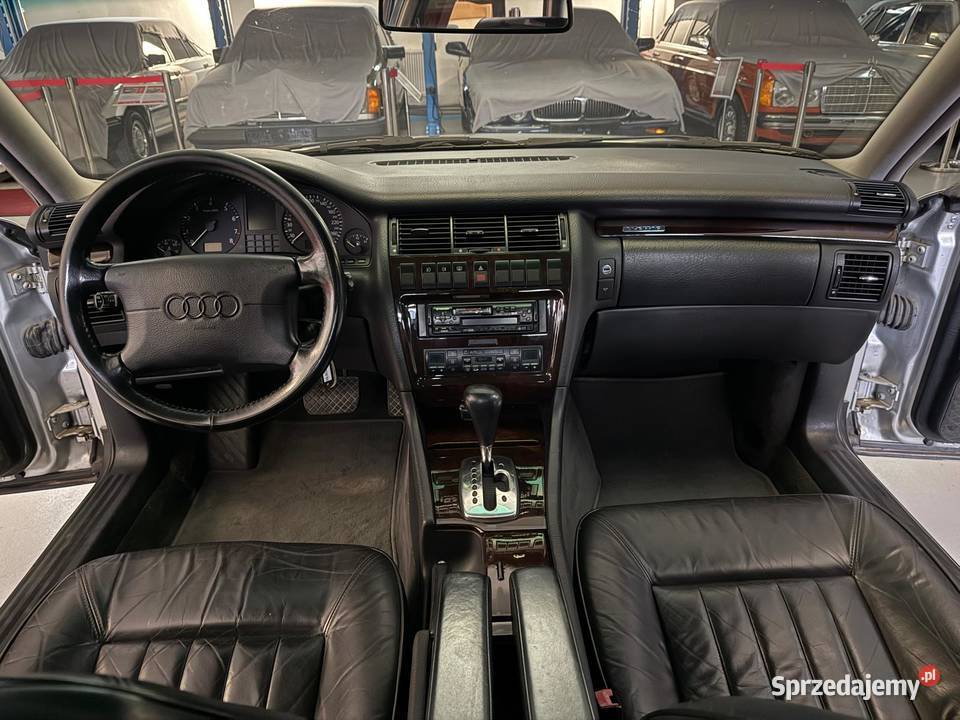 Audi A8 D2 37 V8 Quattro 1997 Elegancja moc i światła przeciwmgielne A8 łódzkie
