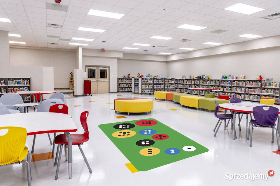 gD08 Klasy guziki zielone gra na dywanie Strefy Olsztyn