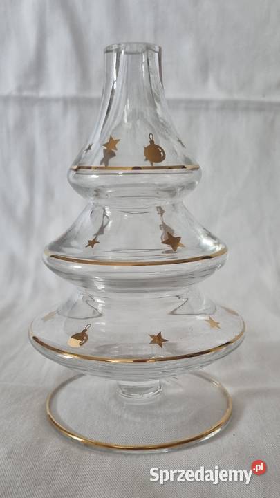 Szklana lampa olejowa choinka Warszawa