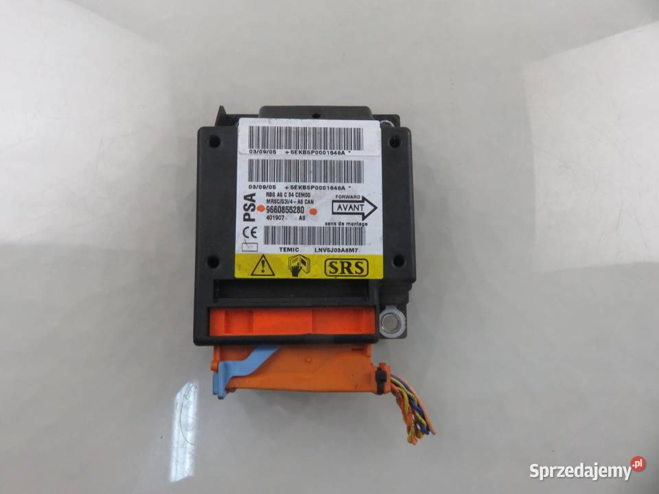 MODUŁ AIRBAG CITROEN C2 JM 9660855280