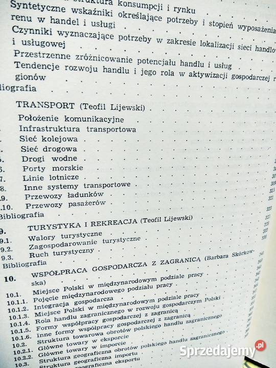 Geografia ekonomiczna Polski outlet książki Warszawa