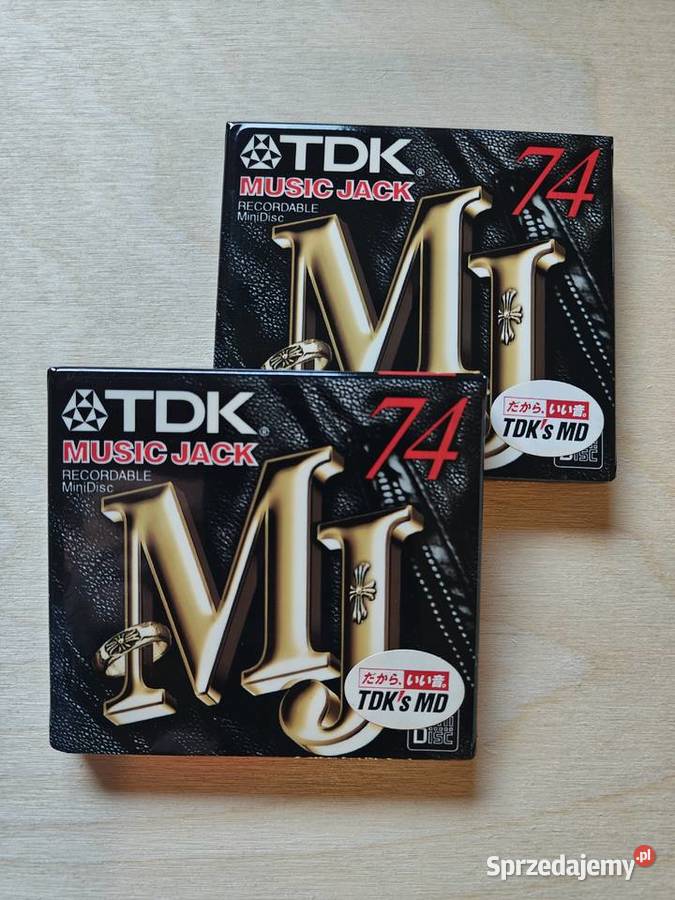 MiniDisc MD TDK Music Jack MJ74 nowe oryginalll Świerklany
