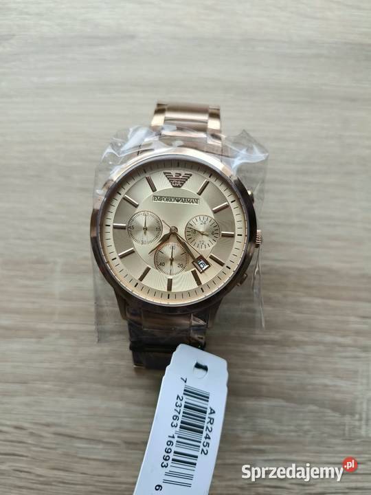 Zegarek męski Emporio Armani AR2452 różowe złoto Białystok