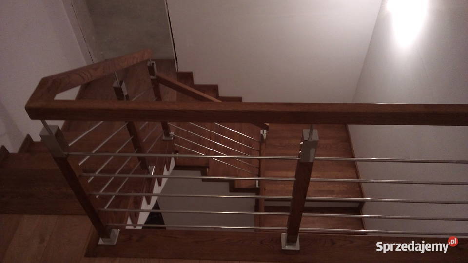 Schody balustrady drewniane małopolskie sprzedam