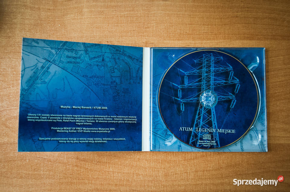 ATUM LEGENDY MIEJSKIE CD dark ambient field Stara Wieś
