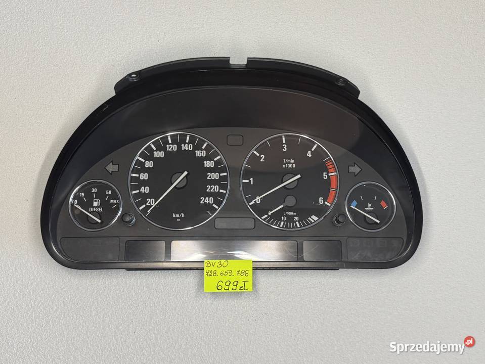 LICZNIK ZEGARY PRĘDKOŚCIOMIERZ BMW 7 E38 Rok produkcji 2000 Warszawa