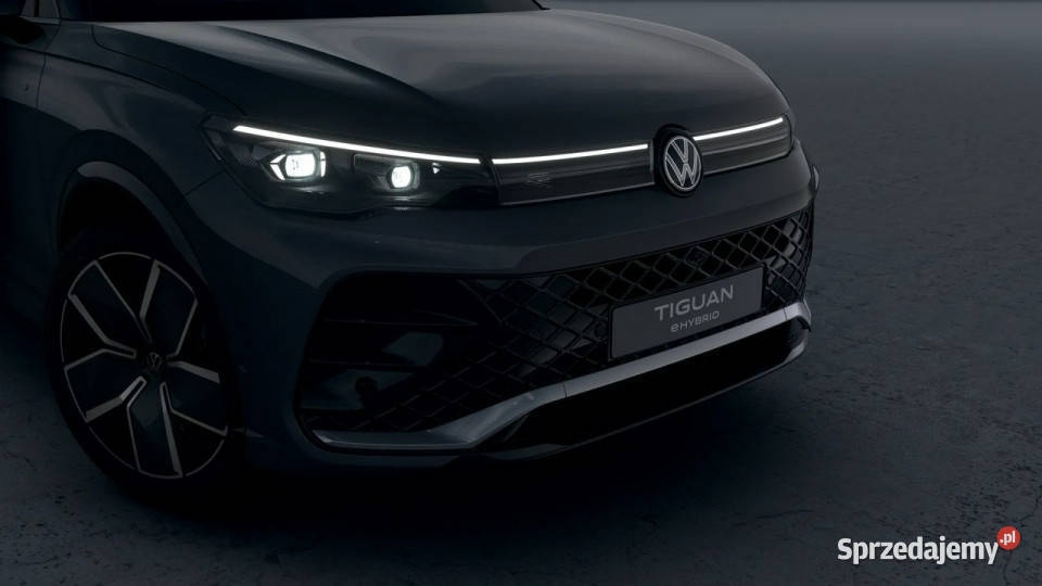 Volkswagen Tiguan RLine Plus 15 eHybrid 177 DSG relingi dachowe Tiguan Łódź