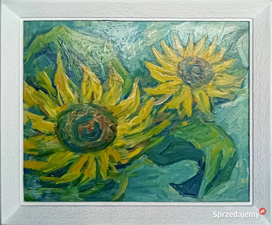 Obraz olejny Słoneczniki małopolskie