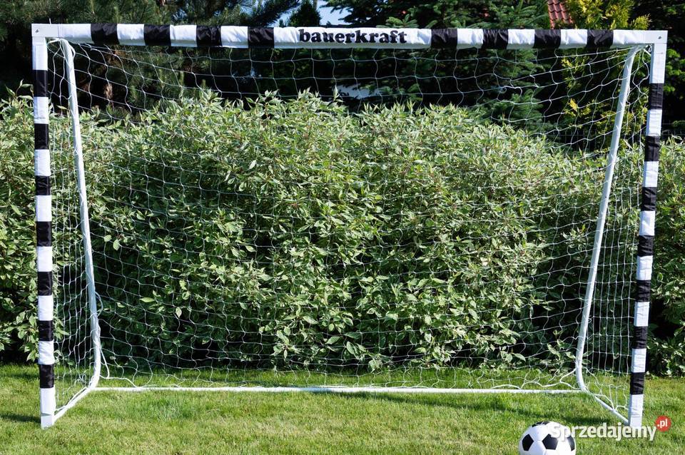 Duża metalowa bramka piłkarska z siatką mocna wielkopolskie Poznań