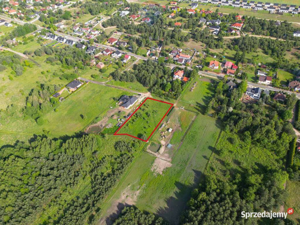 Puszcza Zielonka działka budowlana z MPZP Sprzedaż Potasze sprzedam
