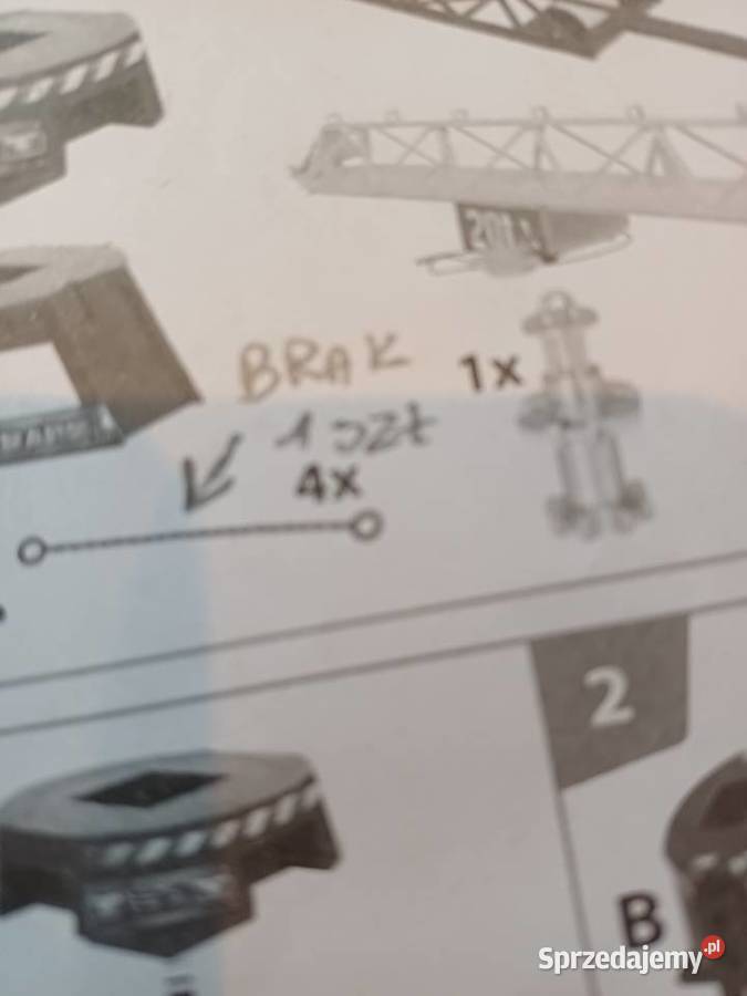 Dźwig Mega Crane Żuraw Z Dźwiękiem Zdalnie