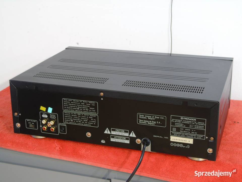 Magnetofon Pioneer CTW830R sprawny i ładny Audio Jasło