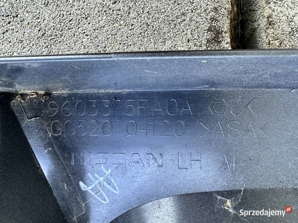 Nissan Micra K14 Lewa Prawa Nakładka Listwa Rok produkcji 2018 Radziszów