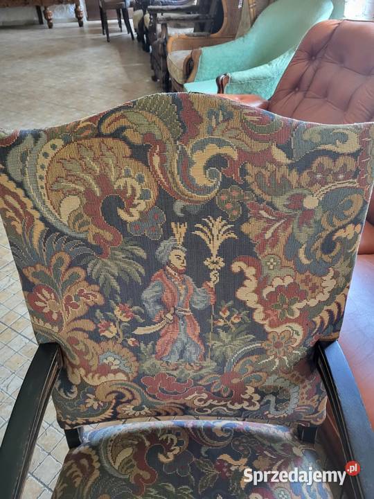 Antyczny stół z dwoma fotelami Rybnik