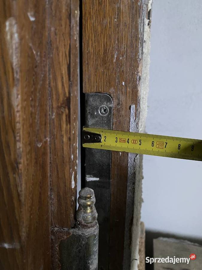 Drzwi dębowe zewnętrzne 99 x 209