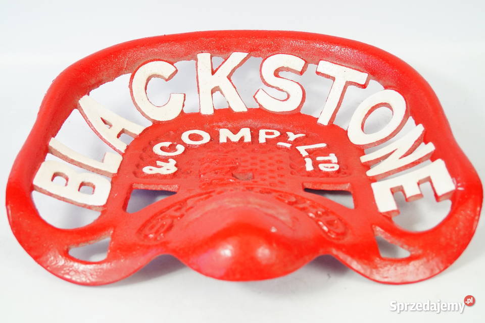 BLACKSTONE siedzisko do traktora żeliwne Antyki Gizałki