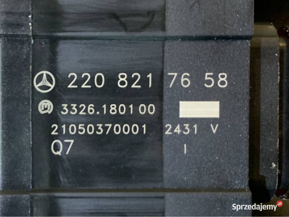 2208217658 panel przyciski awaryjne mercedes s zachodniopomorskie Szczecin