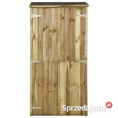 vidaXL Szopa na narzędzia drewno sosnowe 85 x 48