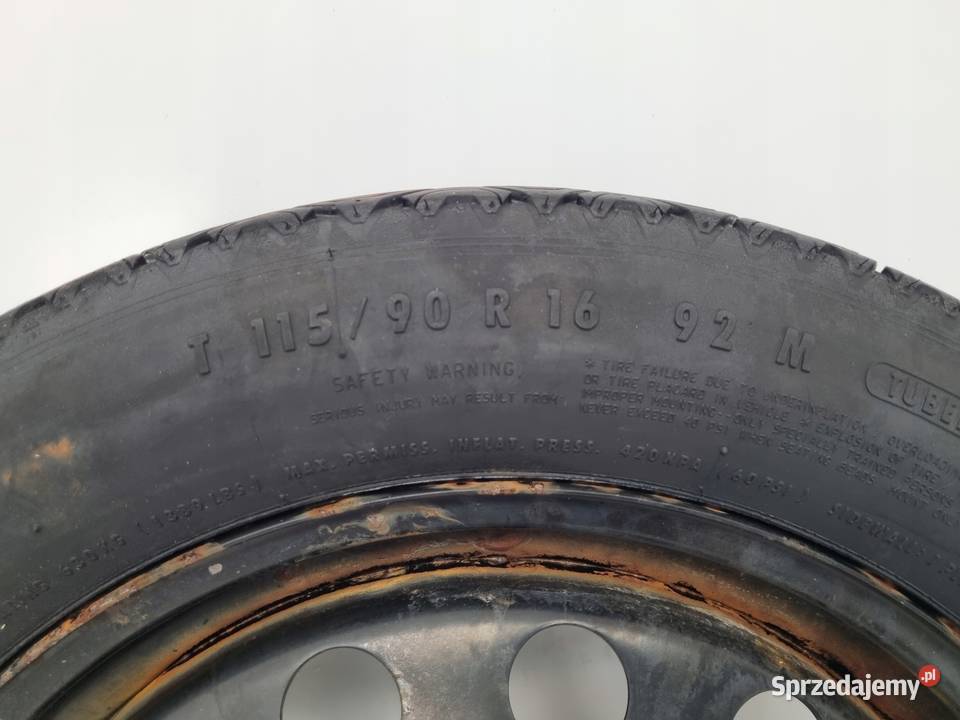KOŁO DOJAZDOWE BMW E46 dojazdówka 11590 R16 Samochodowe