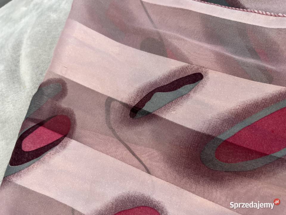 Chustka chusta apaszka różowa HIT Dodatki podkarpackie Jasło