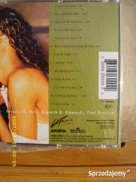 POP Toni Braxton 2 plyty CD CD Wołów